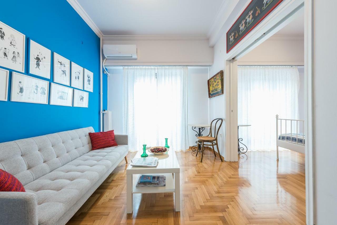 Athens Centre Flat 2 Min. From Evangelismos Metro Exteriör bild