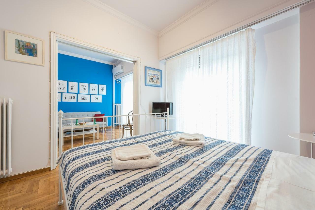 Athens Centre Flat 2 Min. From Evangelismos Metro Exteriör bild